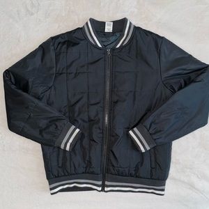 Kids Navy Bomber Jacket Size Large 14/16 in Boys.